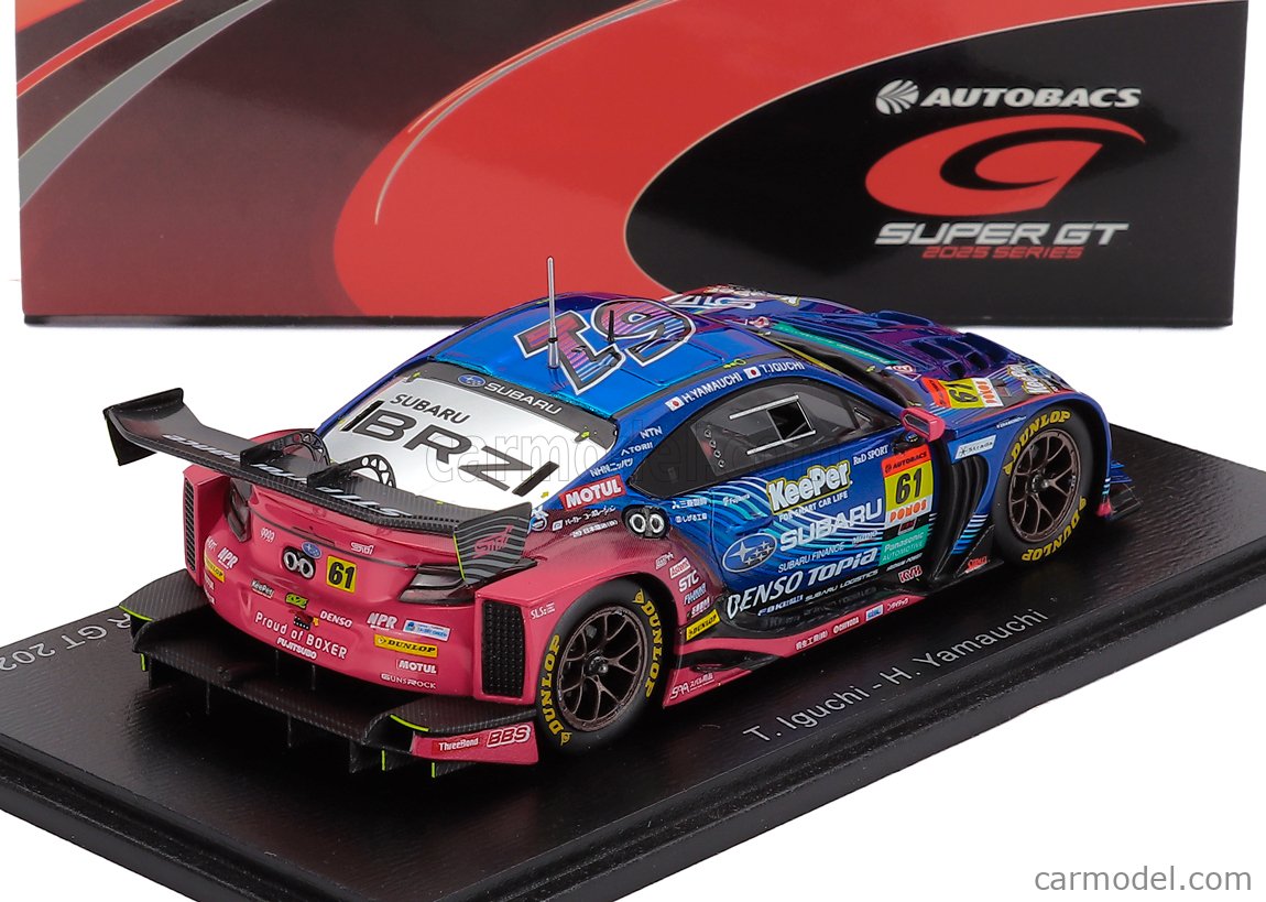 SPARK-MODEL 43SGT25061 Scale 1/43 | SUBARU BRZ TEAM R&D SPORT N 61