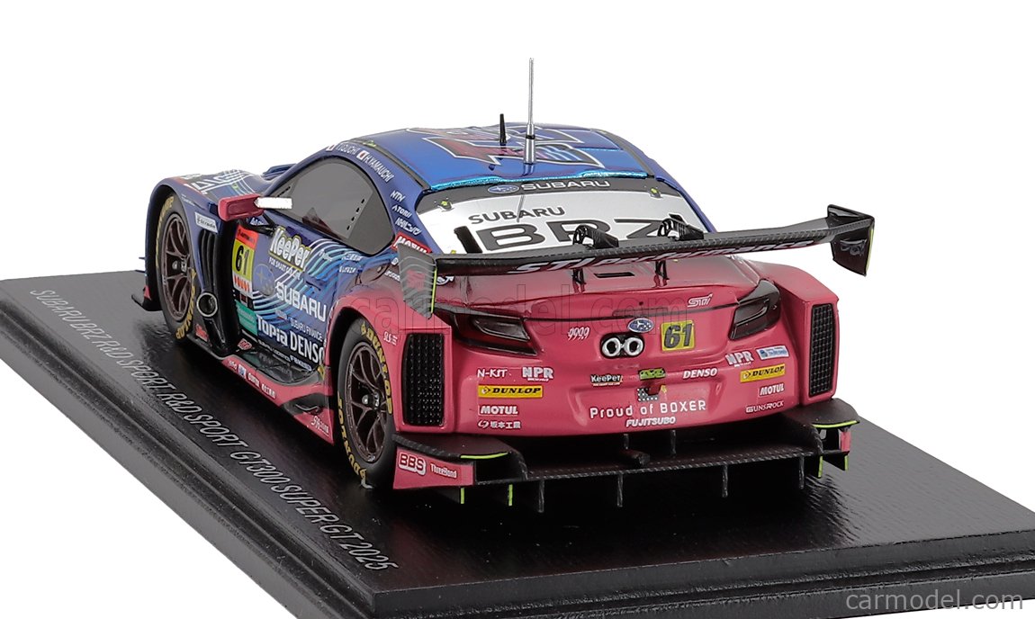 SPARK-MODEL 43SGT25061 Scale 1/43 | SUBARU BRZ TEAM R&D SPORT N 61