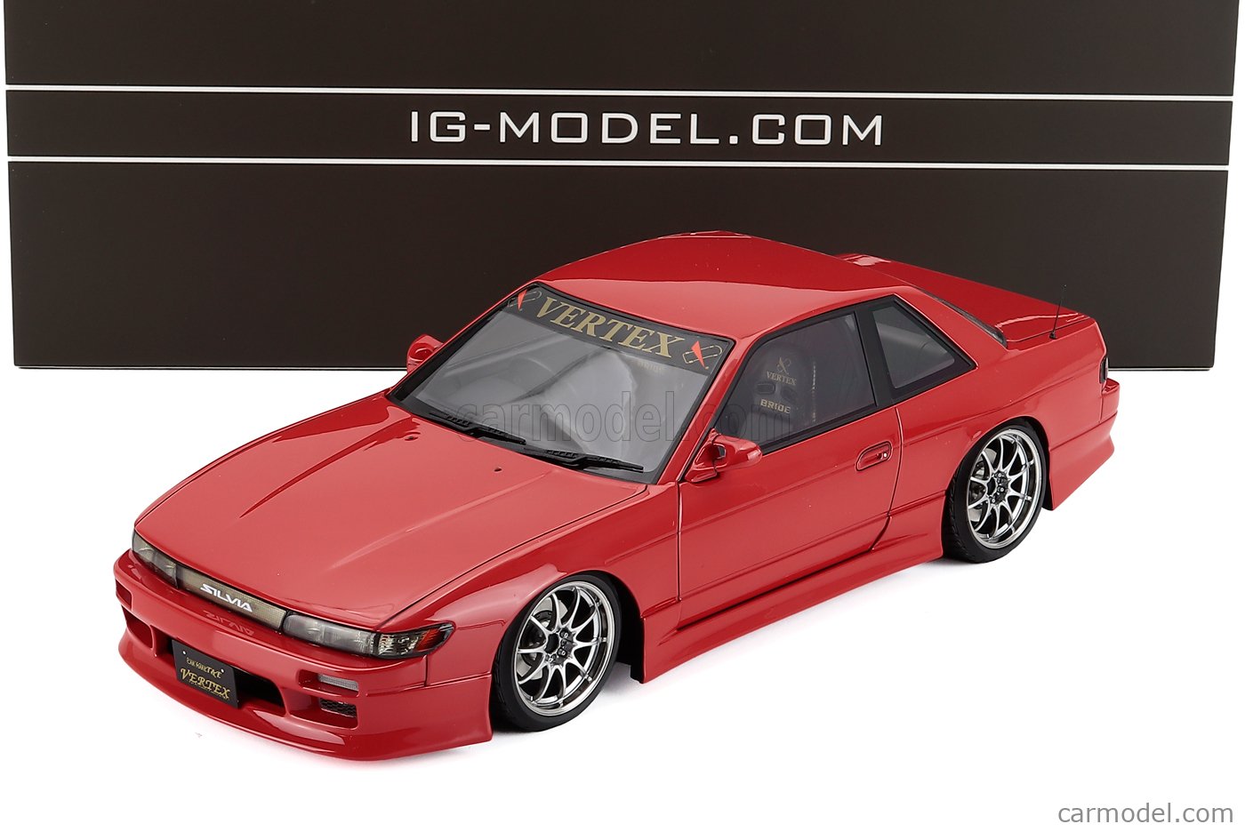 IGNITION-MODEL IG3584 Scale 1/18 | NISSAN SILVIA (s13) VERTEX 1989 RED