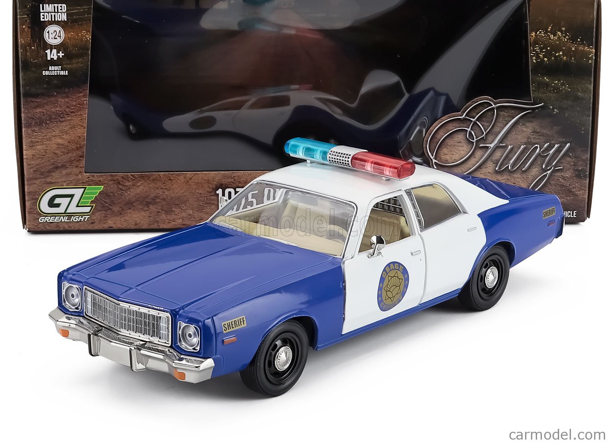GREENLIGHT 84105 Scale 1/24 | PLYMOUTH FURY POLICE OSAGE COUNTY