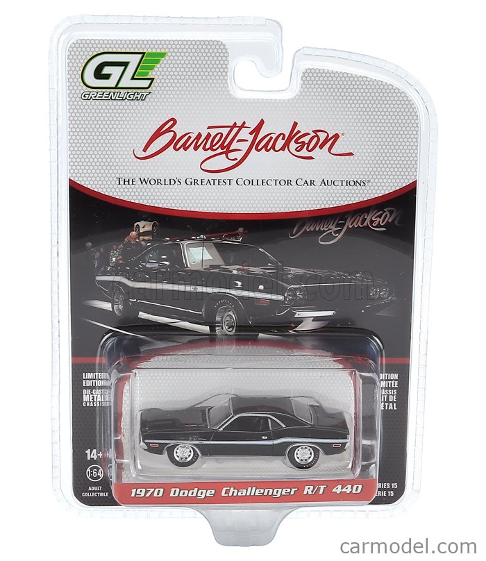 GREENLIGHT 37320D Scale 1/64 | DODGE CHALLENGER R/T 440 COUPE 1970