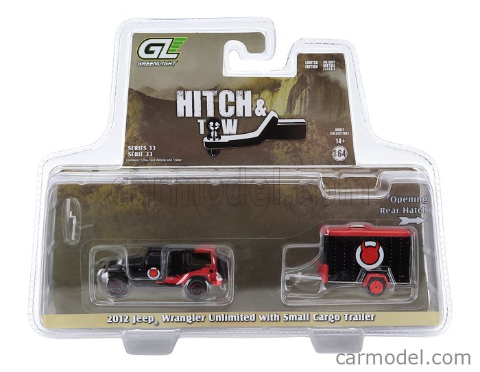 GREENLIGHT 32330C Scale 1/64 | JEEP WRANGLER UNLIMITED WITH SMALL