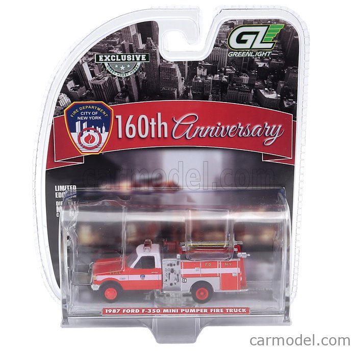 KK Scale 1/18 – Ford Transit Bus 1965 Feuerwehr (pompier) – Miniature Métal