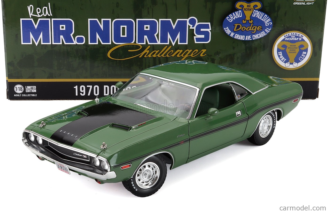 GREENLIGHT 13700 Scale 1/18 | DODGE CHALLENGER R/T HEMI COUPE 1970