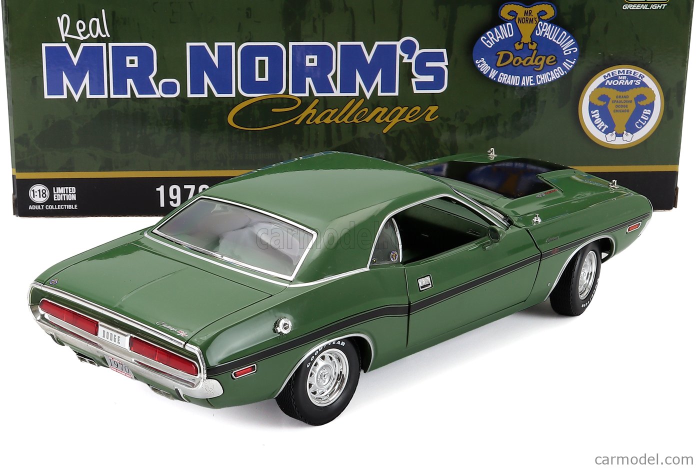 GREENLIGHT 13700 Scale 1/18 | DODGE CHALLENGER R/T HEMI COUPE 1970