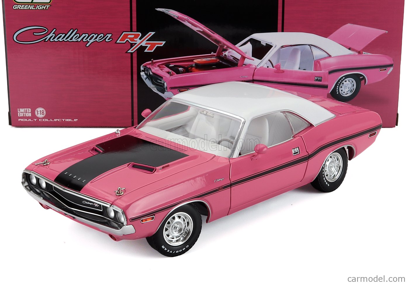 GREENLIGHT 13699 Scale 1/18 | DODGE CHALLENGER R/T 440 SIX PACK