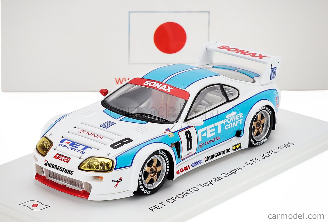 SPARK-MODEL SJ155 Scale 1/43 | TOYOTA SUPRA TEAM FET SPORTS N 8