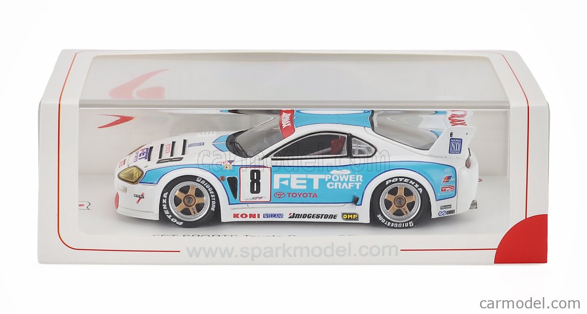 SPARK-MODEL SJ155 Scale 1/43 | TOYOTA SUPRA TEAM FET SPORTS N 8