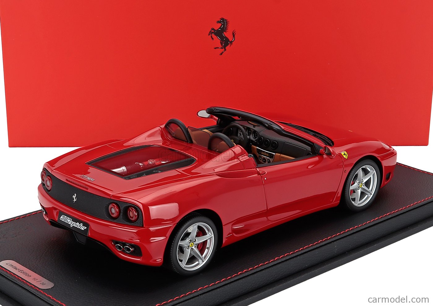 BBR Ferrari 360 Modena 1999 1/18 – Jaune, Boîte F1, Modèle Neuf En Prévente