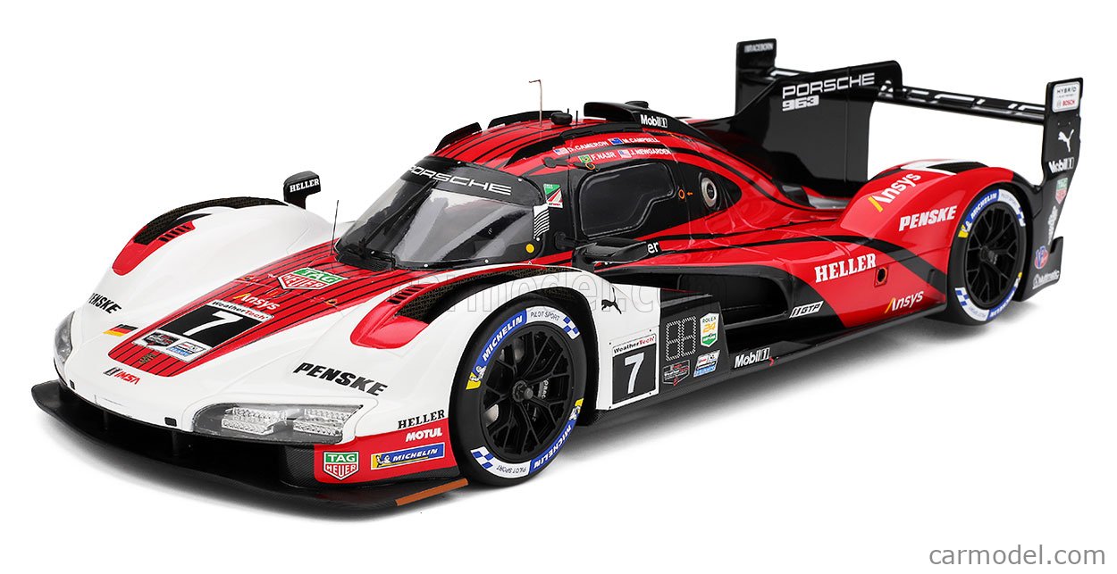 TRUESCALE TSM120018 Scale 1/12 | PORSCHE 963 9RD 4.6L TURBO V8