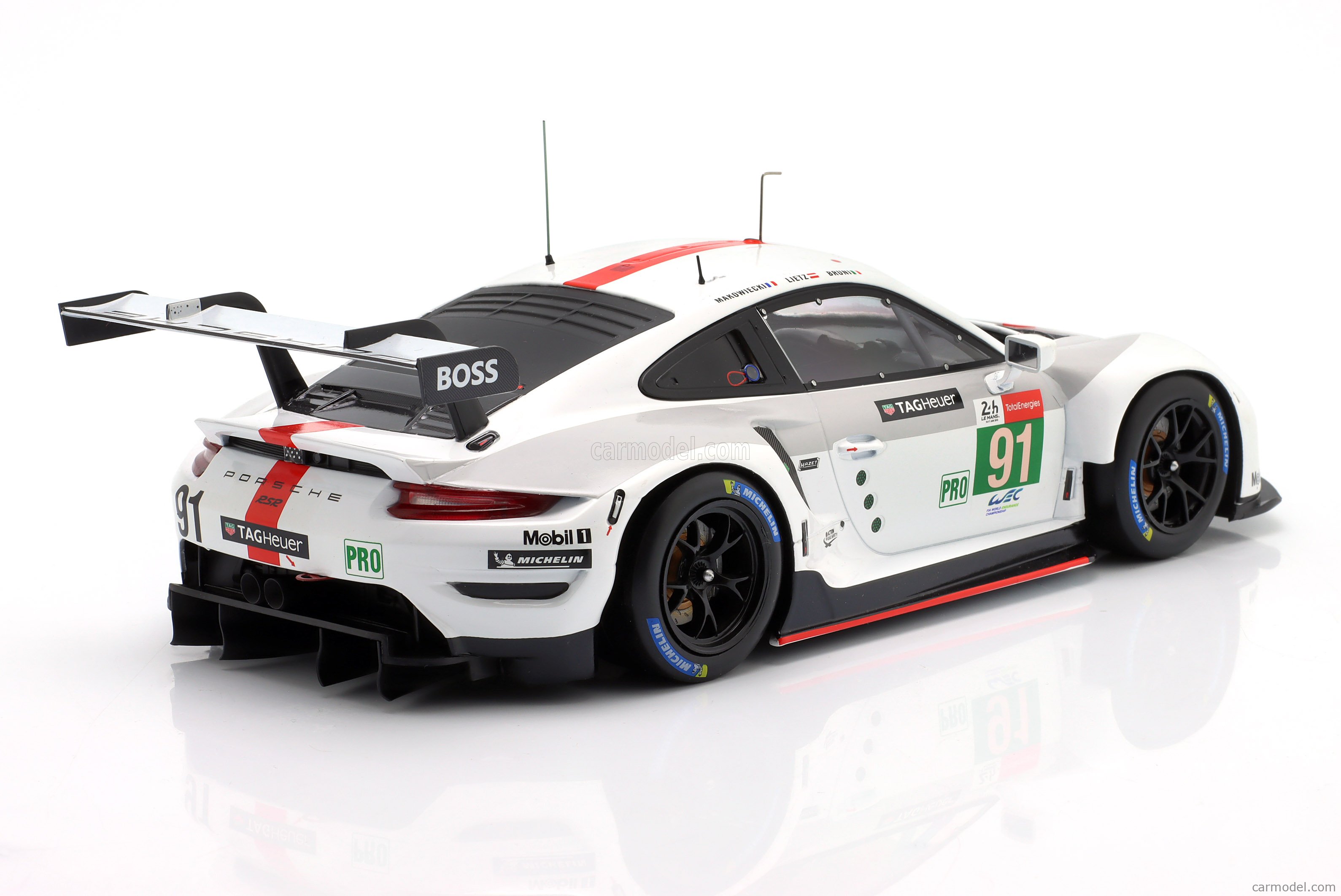 IXO-MODELS LEGT18-23018 Scale 1/18 | PORSCHE 911 991-2 RSR-19 4.2L