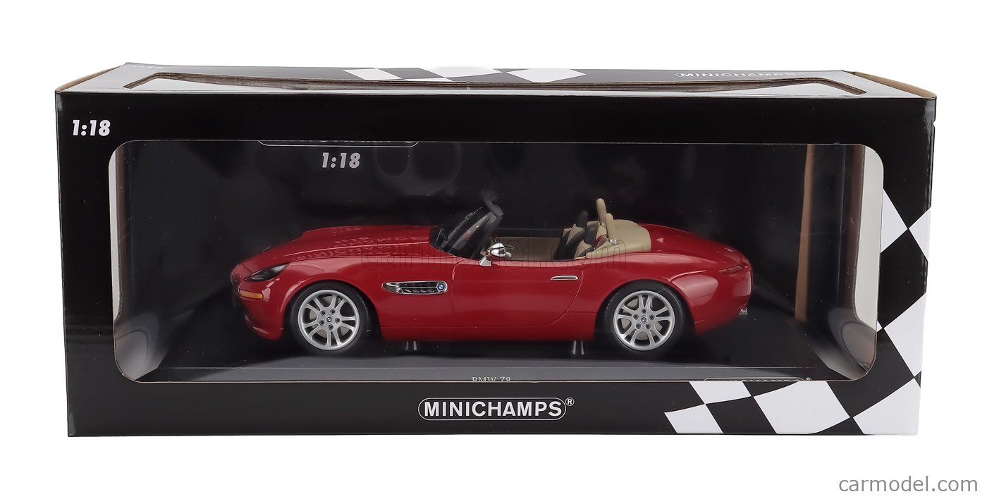 MINICHAMPS 155024230 Scale 1/18 | BMW Z8 SPIDER ROADSTER 2000 RED