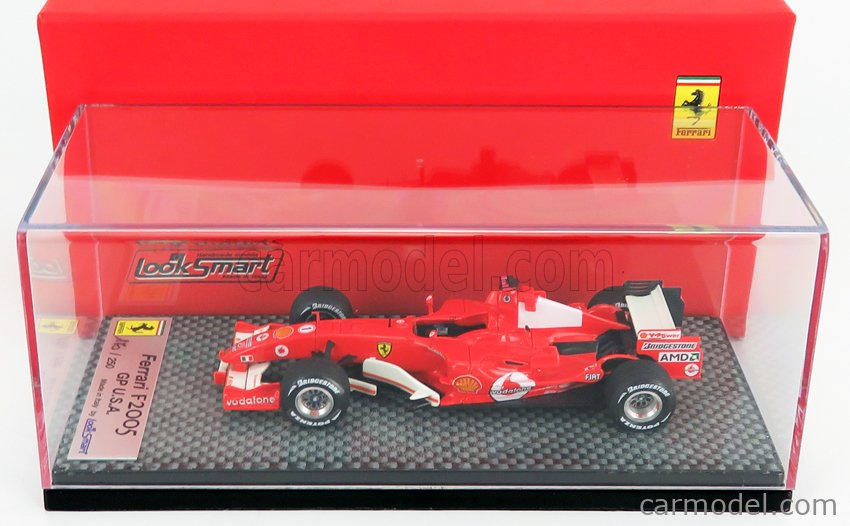 LOOKSMART LS128D Scale 1/43 | FERRARI F1 F2005 N 1 USA GP 2005 M ...