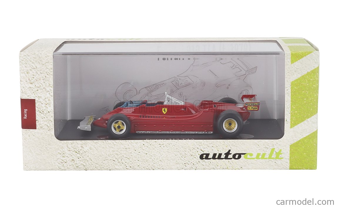 AUTOCULT ATC07030 Scale 1/43 | FERRARI F1 312T4 N 0 ITALY 1979 RED