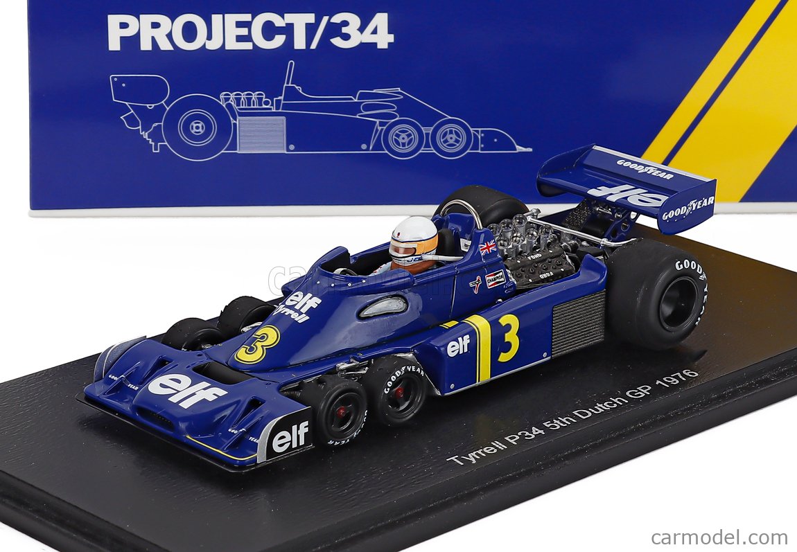 SPARK-MODEL S7309 Scale 1/43 | TYRRELL F1 P34 ELF 6-WHEELS N 3