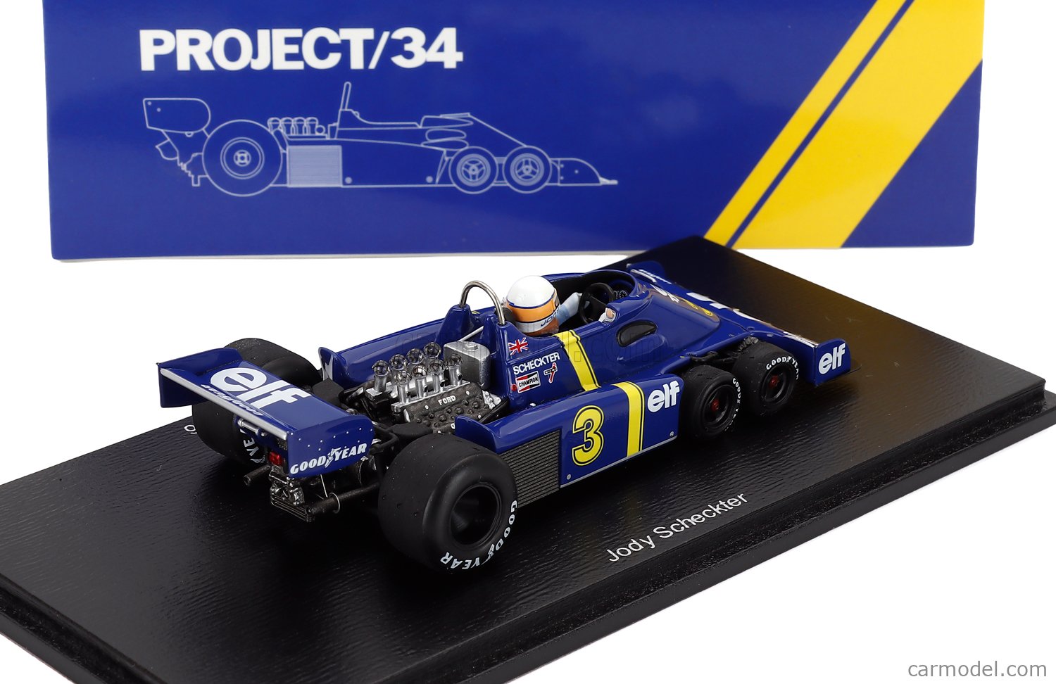 SPARK-MODEL S7306 Scale 1/43 | TYRRELL F1 P34 ELF 6-WHEELS N 3