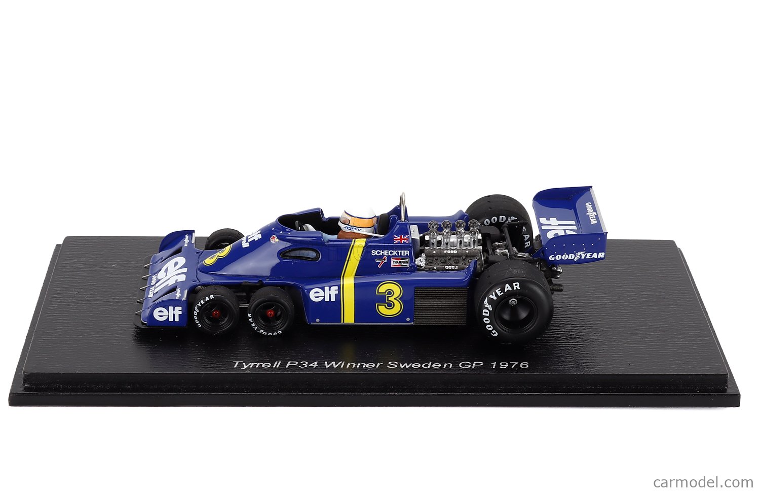 SPARK-MODEL S7306 Scale 1/43 | TYRRELL F1 P34 ELF 6-WHEELS N 3