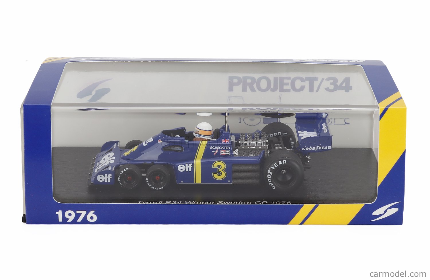 SPARK-MODEL S7306 Scale 1/43 | TYRRELL F1 P34 ELF 6-WHEELS N 3