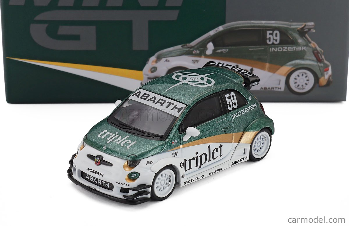MINI-GT MGT01216-R Scale 1/64 | FIAT NUOVA 500 ABARTH 595 N 59 LB