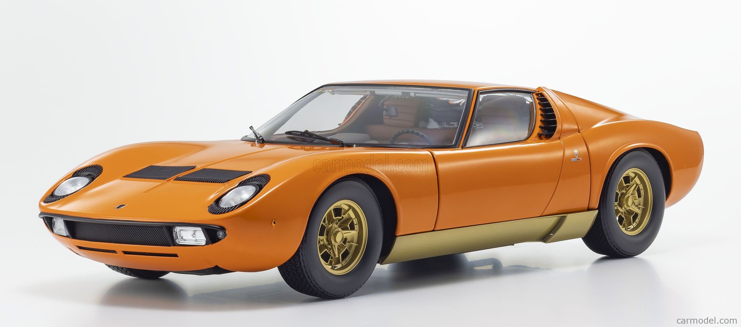 KYOSHO 08621PB Scale 1/12 | LAMBORGHINI MIURA P400 1968 ORANGE GOLD