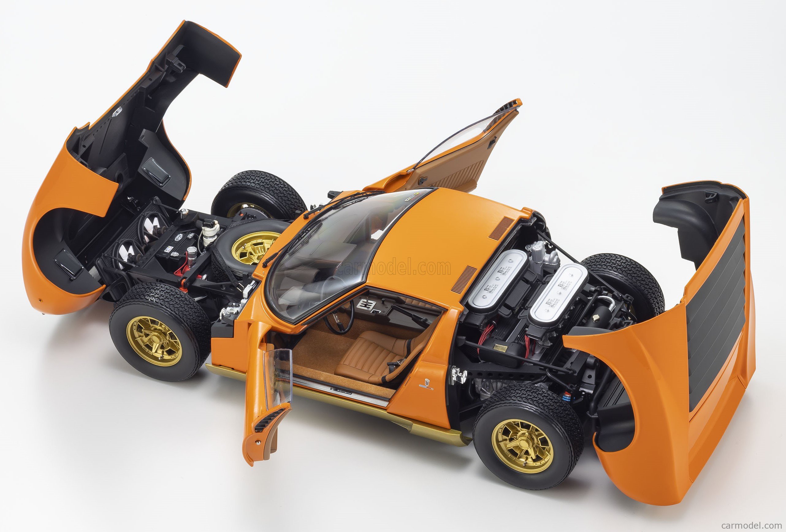 KYOSHO 08621PB Scale 1/12 | LAMBORGHINI MIURA P400 1968 ORANGE GOLD