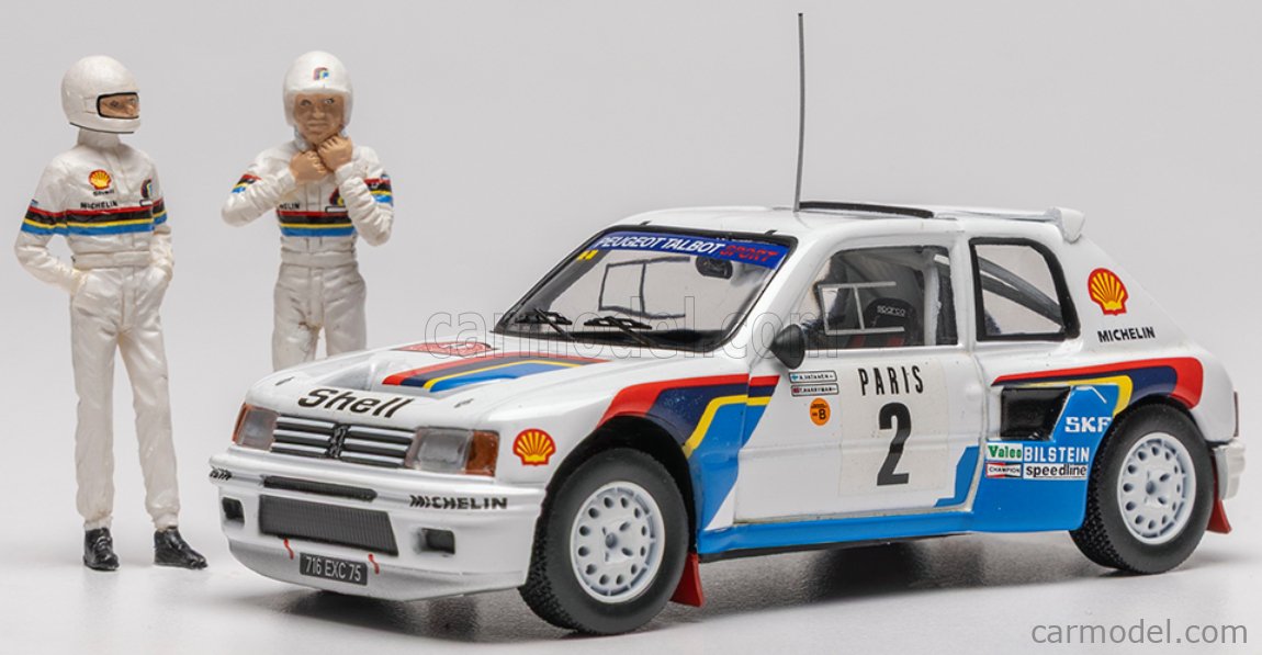 IXO-MODELS SPRM002-85 Scale 1/43 | PEUGEOT 205 T16 N 2 WINNER
