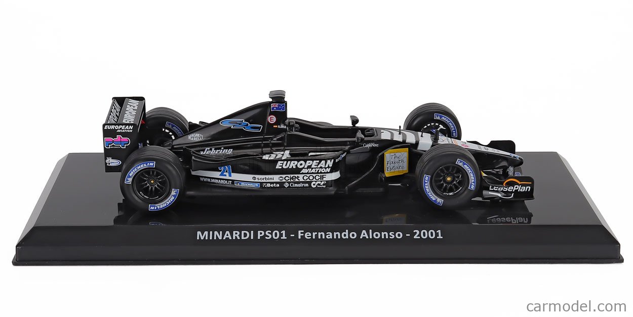 EDICOLA MW2ALA0109 Scale 1/24 | MINARDI F1 PS01 TEAM EUROPEAN N 21