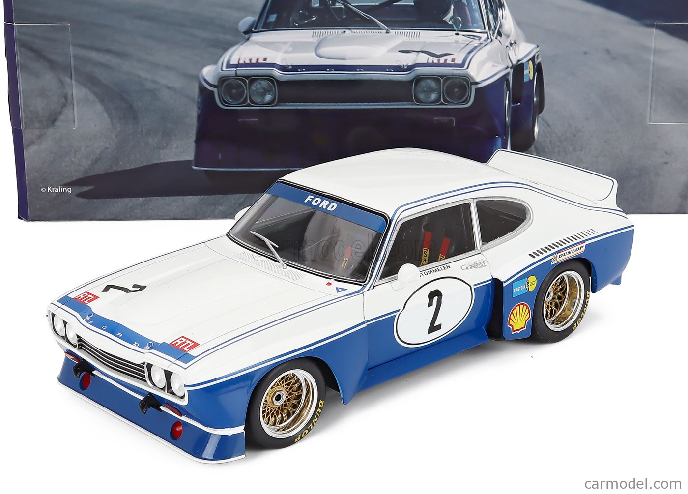WERK83 W1801103 Scale 1/18 | FORD ENGLAND CAPRI RS 3100 N 2 WINNER