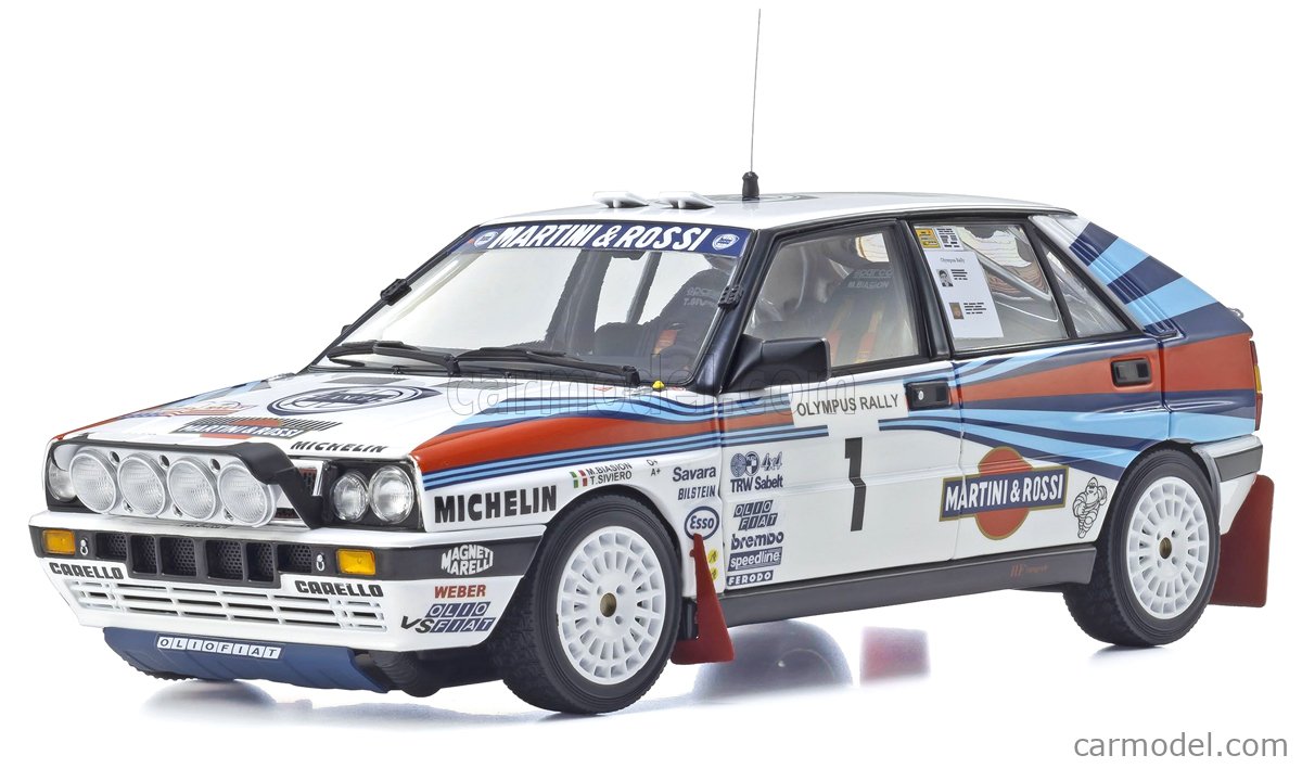 KYOSHO 08960G Scale 1/18 | LANCIA DELTA HF INTEGRALE 8V MARTINI