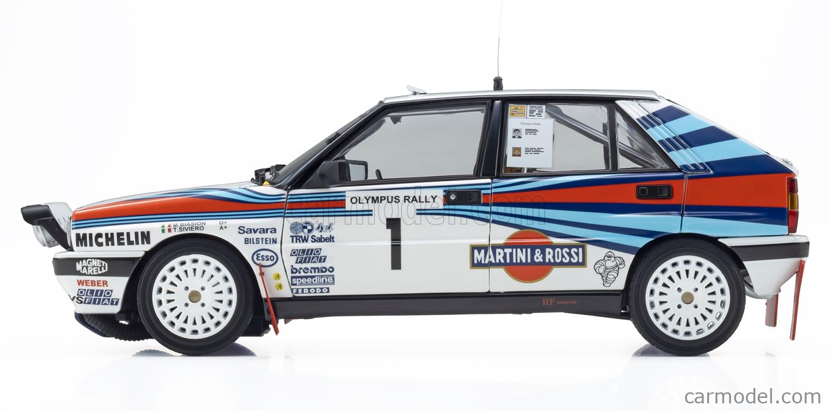 KYOSHO 08960G Scale 1/18 | LANCIA DELTA HF INTEGRALE 8V MARTINI