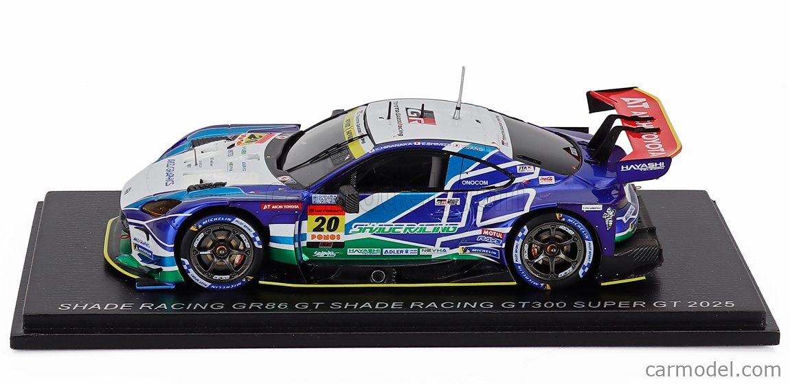 SPARK-MODEL 43SGT25020 Scale 1/43 | TOYOTA GR86 GT TEAM SHADE