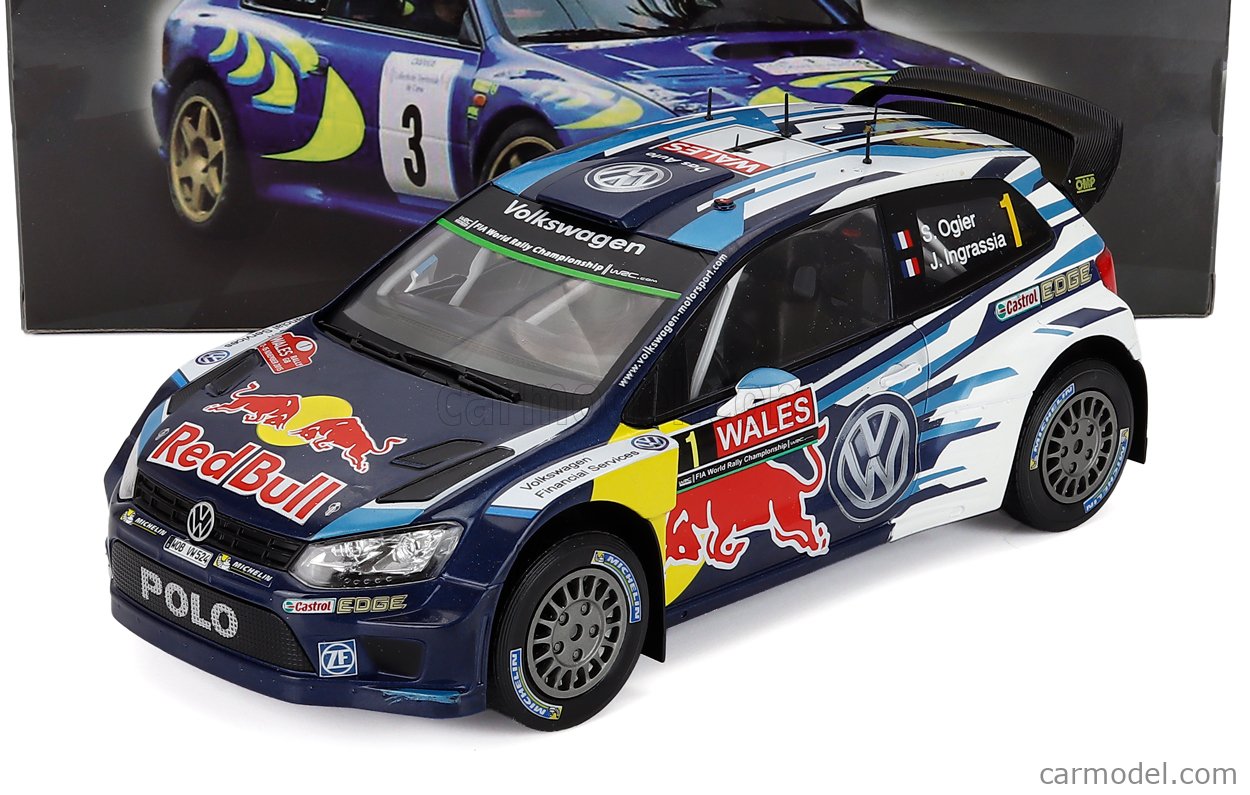 Volkswagen SCALEXTRIC POLO R WRC レッドブル Volkswagen Polo R WRC Red Bull S. Ogier Majorette WRC Cars 264D 1