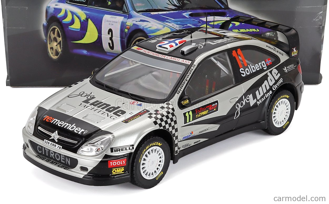 EDICOLA LEPLGRVODERAL081 Scale 1/18 | CITROEN XSARA WRC N 11 3rd