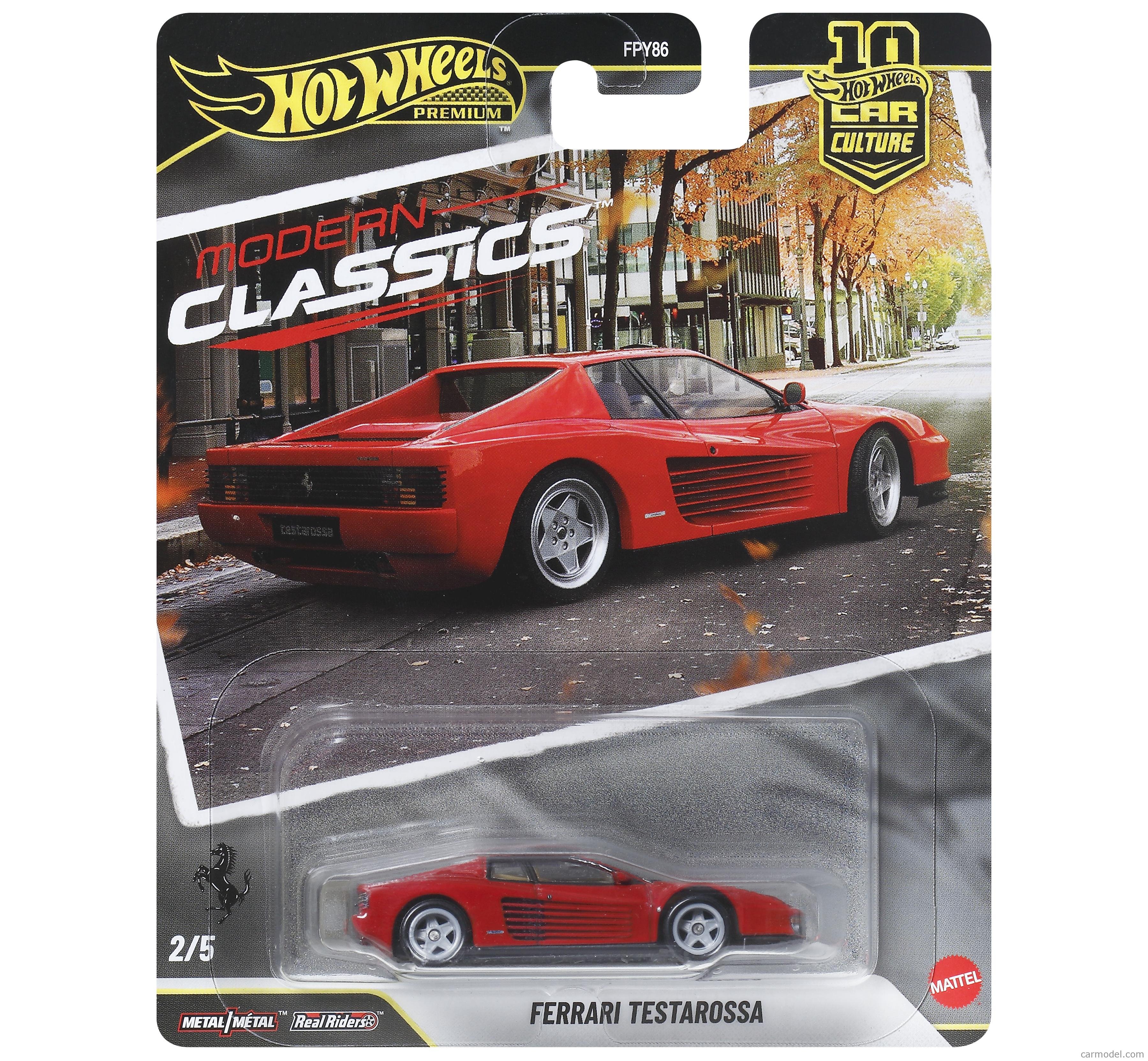 【未開封】Hot Wheels Ferrari Testarossa #1302 MATTEL HOT WHEELS JKF00 Масштаб 1/64 | FERRARI TESTAROSSA 1984 RED