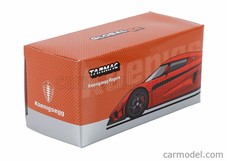 TARMAC T64G-TL017-OR Scale 1/64 | KOENIGSEGG REGERA 2016 ORANGE MET