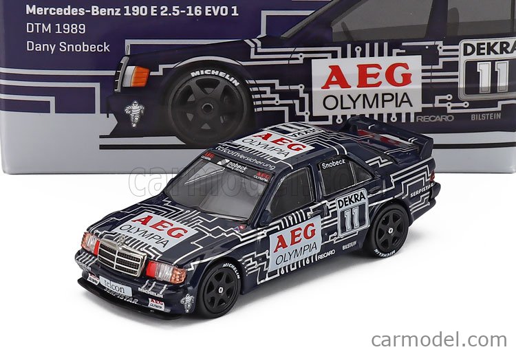 TARMAC T64G-057-89DTM11 Scale 1/64 | MERCEDES BENZ 190E 2.5 16V