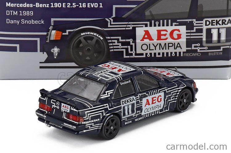TARMAC T64G-057-89DTM11 Scale 1/64 | MERCEDES BENZ 190E 2.5 16V