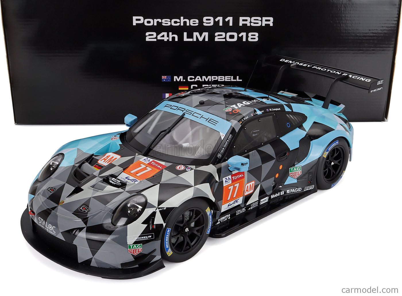 IXO-MODELS LEGT12007 Scale 1/12 | PORSCHE 911 991 RSR TEAM DEMPSEY