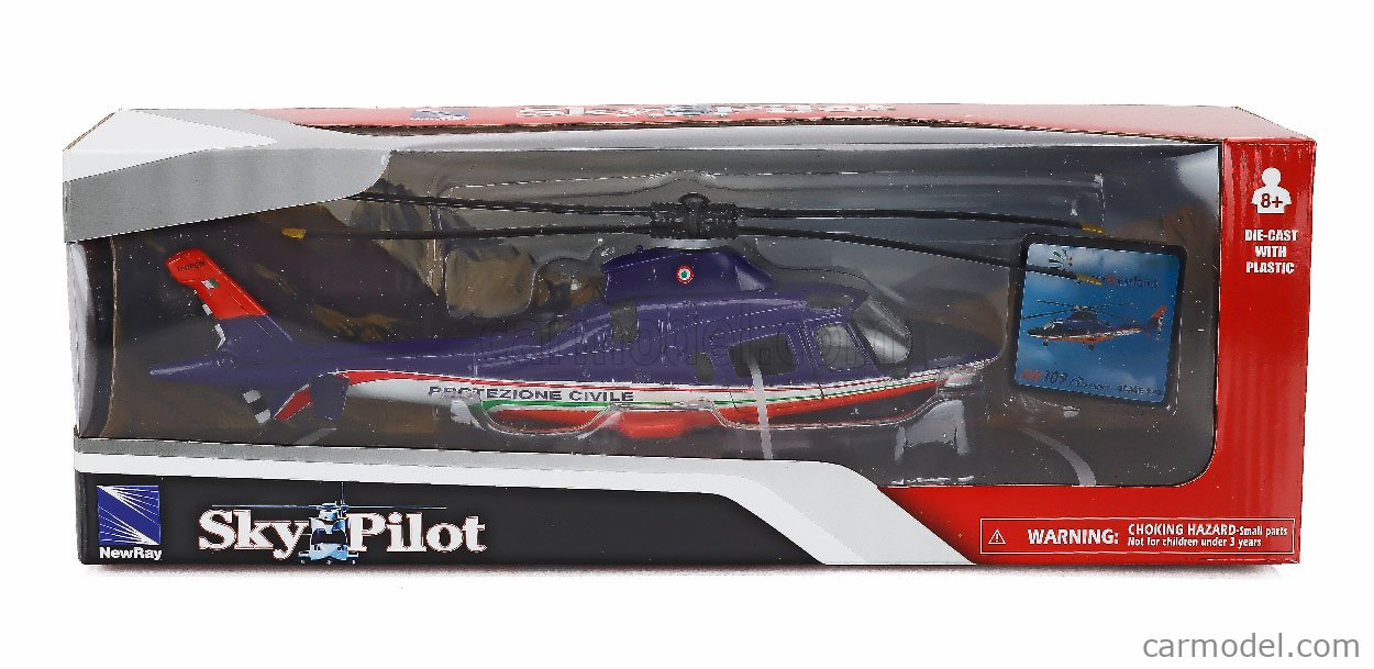 NEWRAY 25543 Scale 1/43 | AGUSTA WESTLAND A109 POWER HELICOPTER