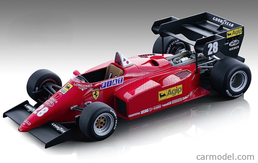 TECNOMODEL TM12-07A Scale 1/12 | FERRARI F1 126C4-M2 N 28 EUROPEAN
