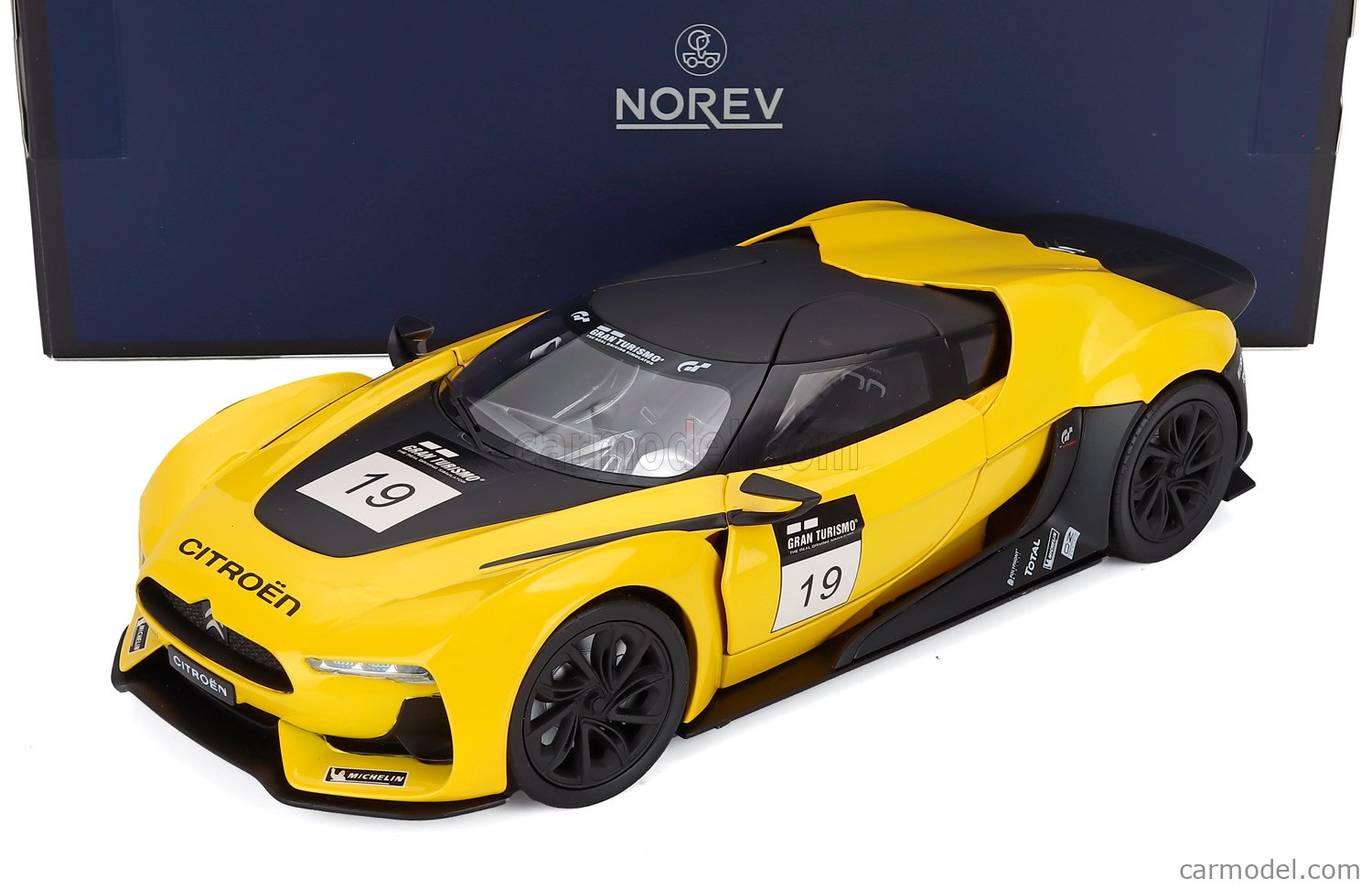 NOREV 181609 Scale 1/18 | CITROEN GT N 19 CONCEPT CAR 2008 YELLOW
