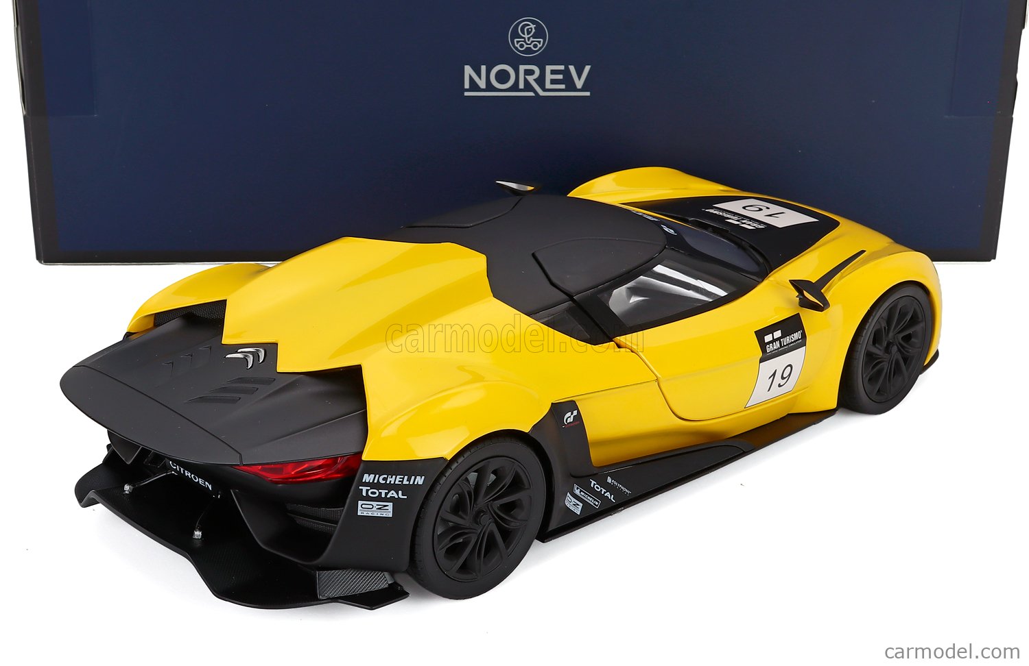 NOREV 181609 Scale 1/18 | CITROEN GT N 19 CONCEPT CAR 2008 YELLOW