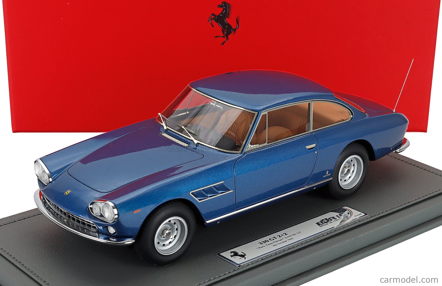 BBR-MODELS BBR1863A-VET Scale 1/18 | FERRARI 330 GT 2+2 S/N 7161