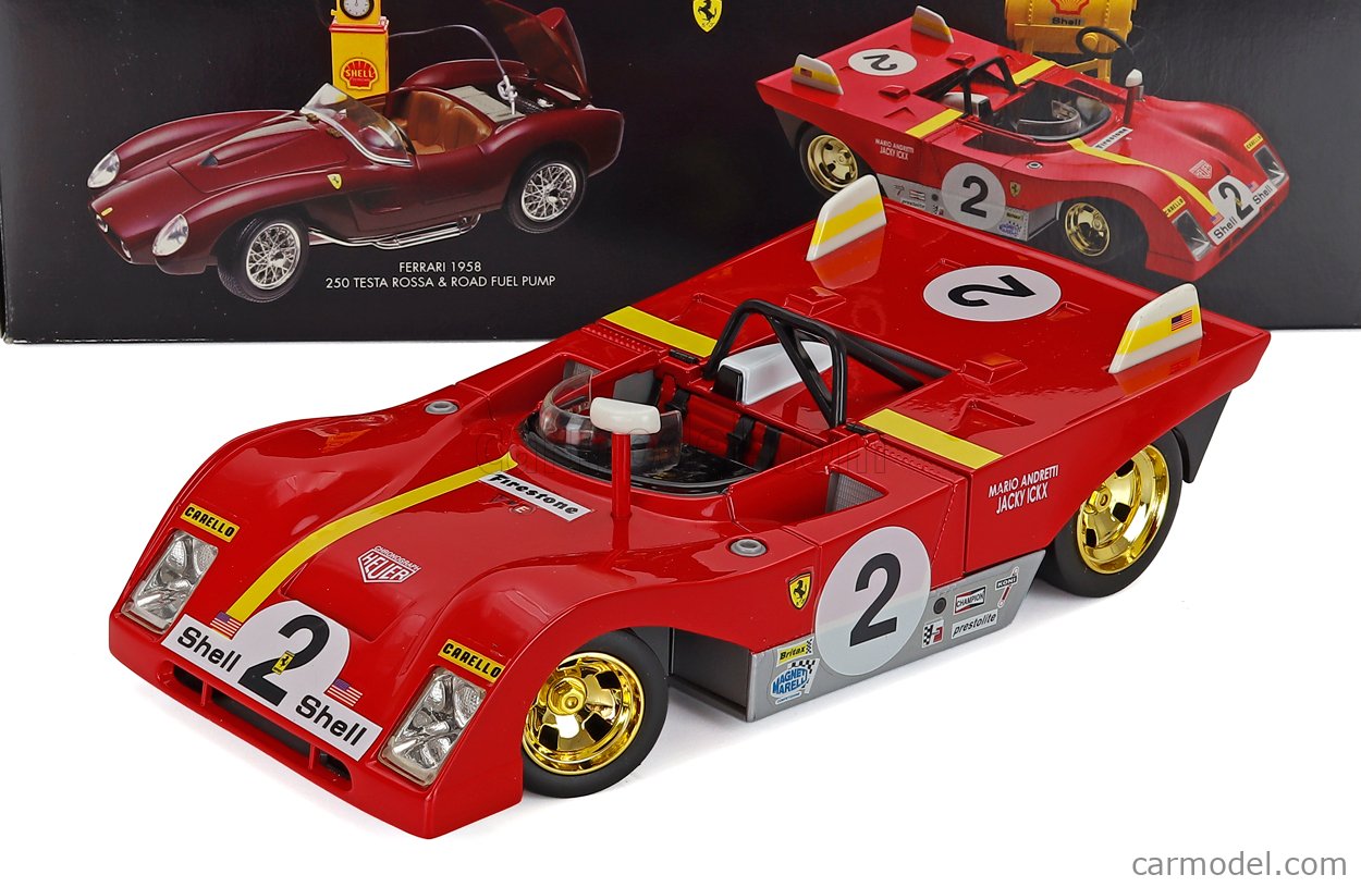 MB SALES PROM Scale 1/18 | FERRARI 312 P N 2 ANDRETTI ICKX + SHELL
