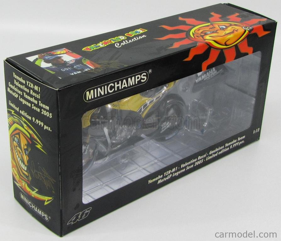 Voiture Miniature de Collection - MINICHAMPS 1/12 - YAMAHA YZR-M1