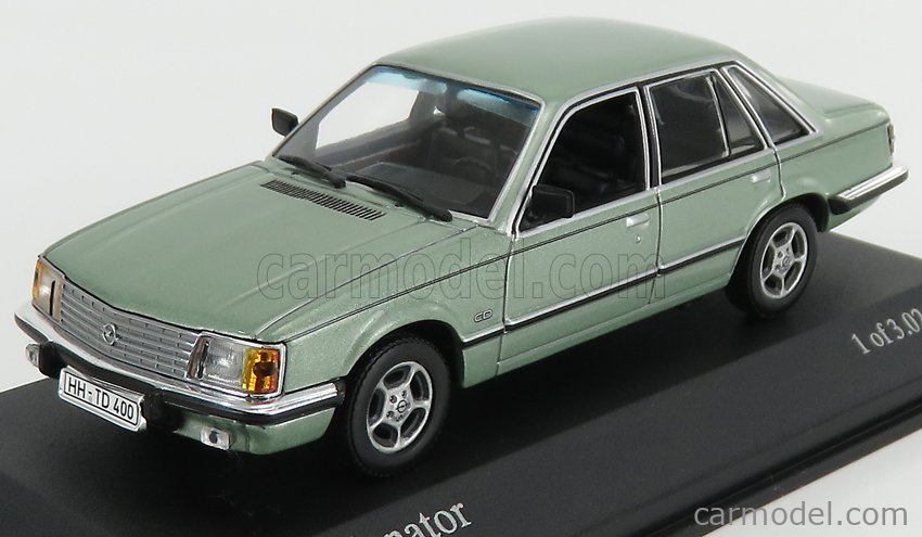 Modèle Réduit Minichamps Opel Senator 1980 Vert Métal échelle 1:43 - Occasion, Diecast