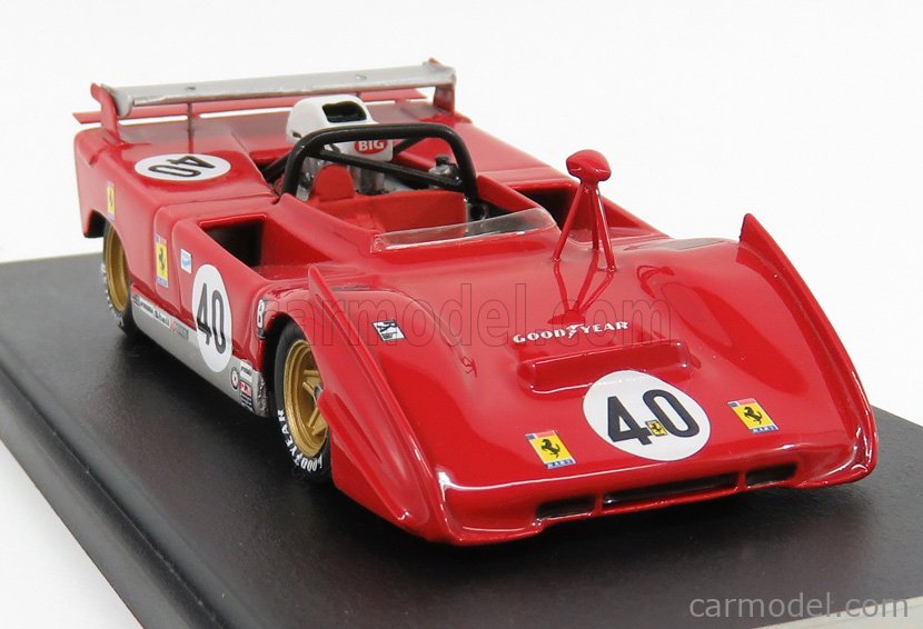 Miniature Provence Moulage SB 1/43 - Ferrari 712 Can AM NART 1972 N°10, Occasion, Très Bon état
