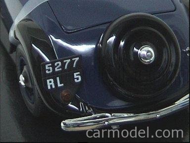 SOLIDO 1/18 CITROEN Traction AV 11 Cabriolet 1938 Blue 8178 Scale Model