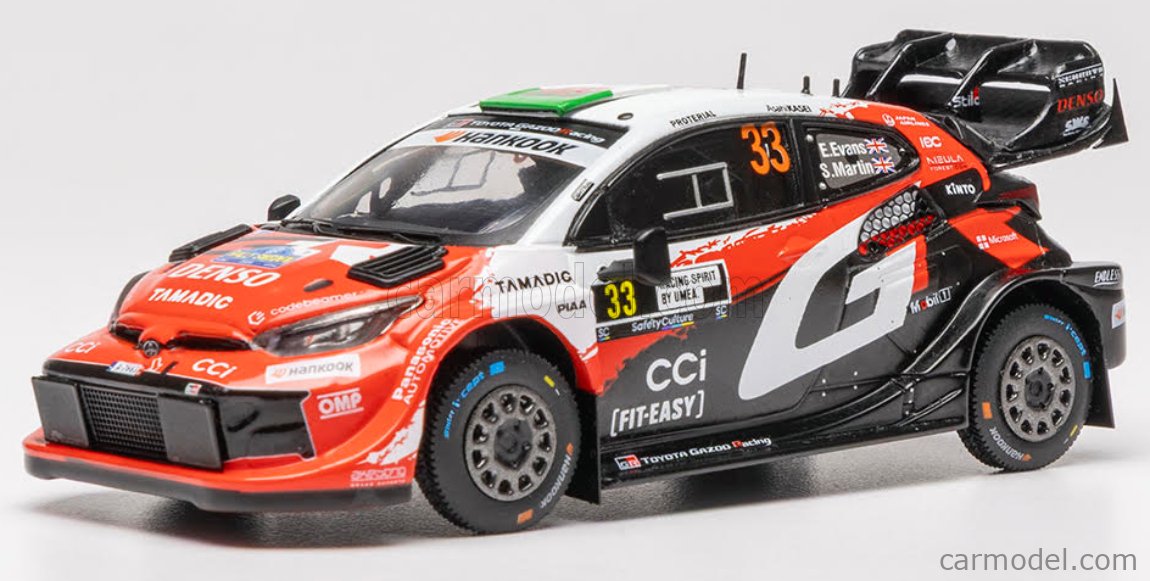 IXO-MODELS RAM1034B Scale 1/43 | TOYOTA YARIS GR WRC RALLY1 HYBRID