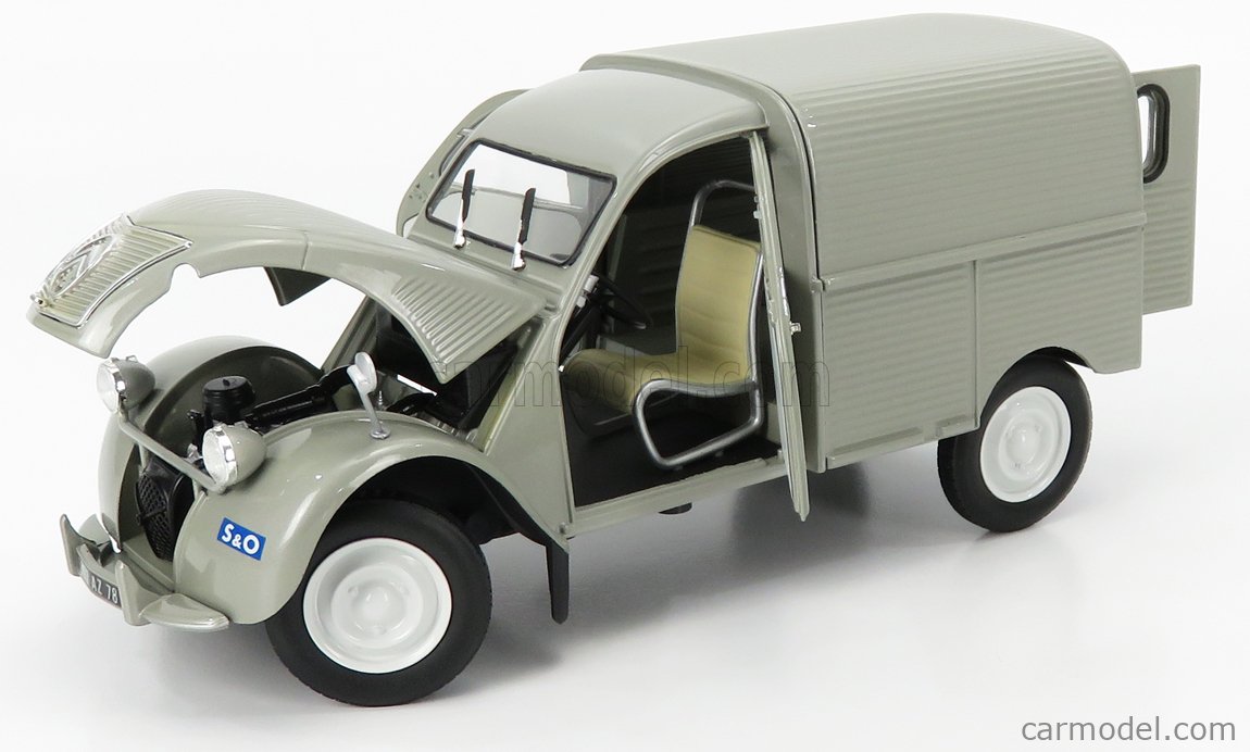 CITROEN 2CV GRIS 1956 "BELGIUM" - VITESSE 1/43 Ref 23304